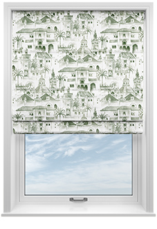 Voyage, Fern - Twist&Fit Roman Blind